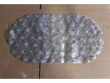 Bath mat, oval 66x35 cm, transparent, PERFECTO LINEA