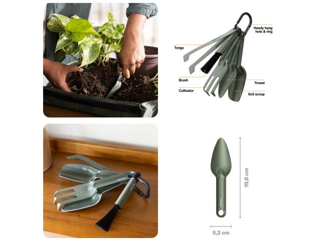Image 10 Plant Care Soil Tool Set 5pc