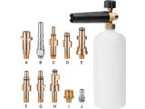 Foam lance ECO for high pressure washer (universal, 10 adapters)