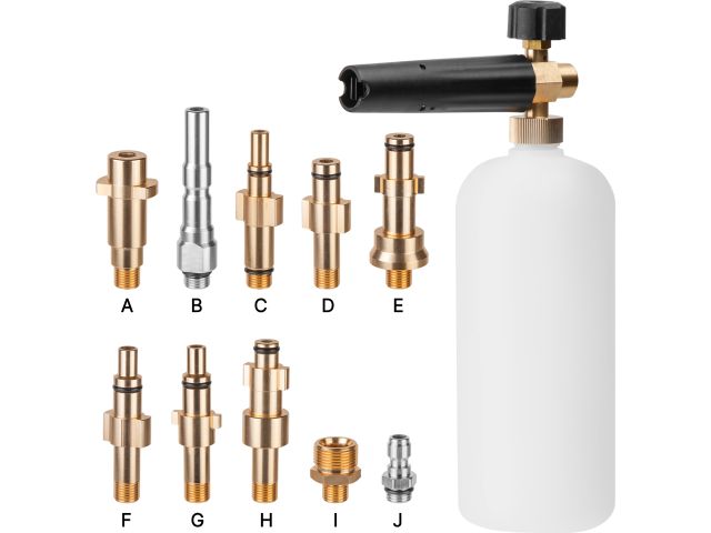 Image 1 Foam lance ECO for high pressure washer (universal, 10 adapters)