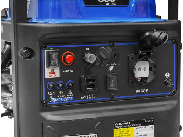 Image 5 Gasoline inverter generator ECO PE-1200RSI (230 V~, 50 Hz, 1,1kW)