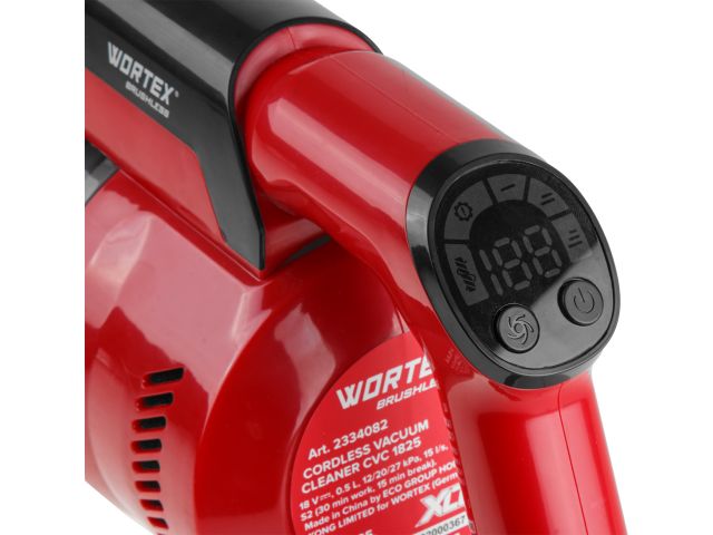 Image 6 Cordless Vacuum Cleaner WORTEX CVC 1825 SOLO
