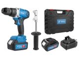 Li-ion Cordless Drill BULL SR 1802 with 2х4.0A*h bat. and char.