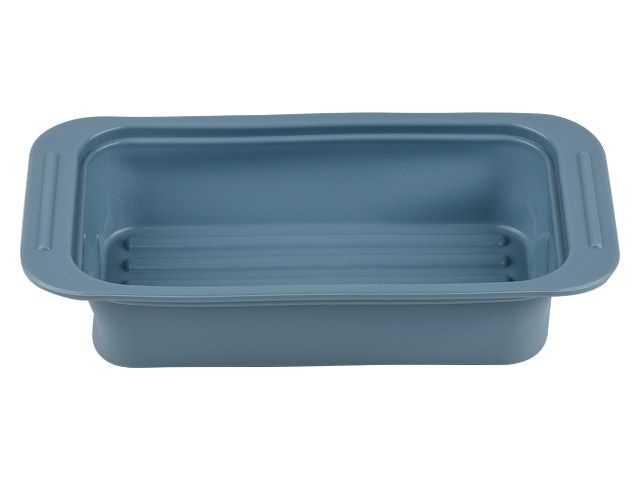 Silicone baking form, rectangular, 25 x 13.5 x 5 cm, BLUESTONE, PERFECTO LINEA