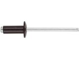 Blind rivet 4.8х12 alum/steel zinc plated RAL 8019 (25 pcs/polybag) STARFIX