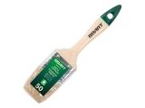 Flat brush 2&quot;-50mm, natural white bristle, plastic handle VOLAT