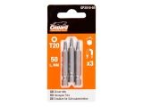 Screwdriver bit TORX T20 50mm (3PCS/SET) GEPARD