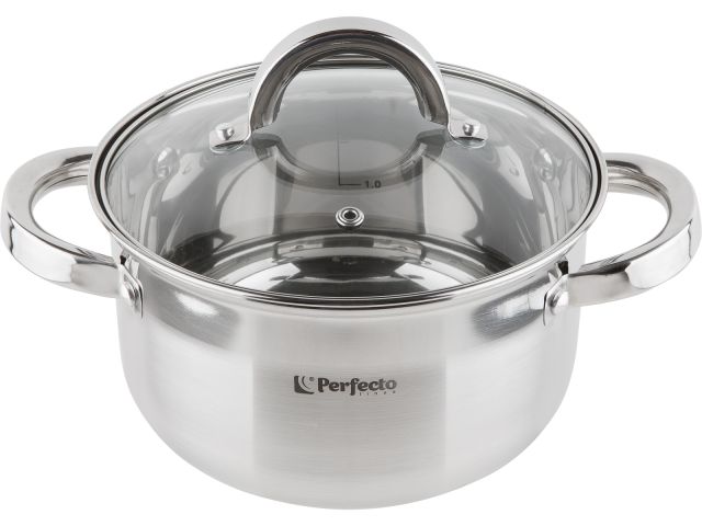 Casserole stainless steel, 2.4 L, d 18 x 10.5, STARCOOK, PERFECTO LINEA