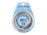 Shower hose SUS/EPDM, 1/2&quot; 150 cm, matt, AV Engineering