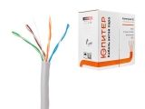 Cable UTP Cat5E Indoor 4х2х24AWG (0.51мм) 305м, Cu, PVC ЮПИТЕР