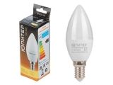 LED bulb C37 6W 170-240V E14 3000K ЮПИТЕР