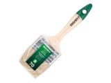 Flat brush 3&quot;-70mm, natural white bristle, plastic handle VOLAT