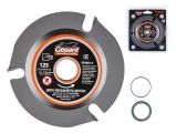 TCT saw blade for wood 125х22.2/20/16mm 3 teeth GEPARD