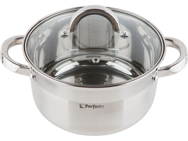 Casserole stainless steel, 3.2 L, d 20 x 11.5, STARCOOK, PERFECTO LINEA