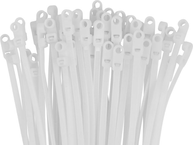 Image 2 Screw Mounted Cable Ties 4,8х160(nature) 100pcs/bag STARFIX