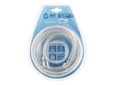 Shower hose, PVC, 1/2&quot; 200 cm, chrome, AV Engineering