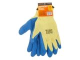 Working gloves, cotton liner, latex coated, size 10 STARTUL