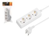 Extension cord, 3 sockets; 7m; with grounding; 3х1,00 ЮПИТЕР