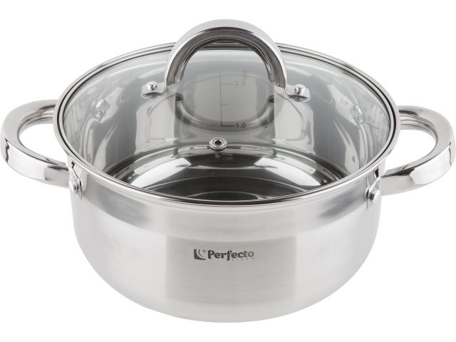 Casserole stainless steel, 2.6 L, d 20 x 10, STARCOOK, PERFECTO LINEA