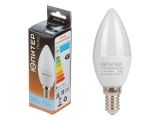 LED bulb C37 7.5W 170-240V E14 5000K ЮПИТЕР