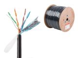 Cable F/UTP Cat5E Outdoor 4х2х24AWG (0.51мм) 305м, Cu, PE ЮПИТЕР