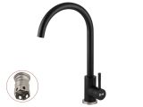 One handle (D35) SUS kitchen faucet Black, AV Engineering