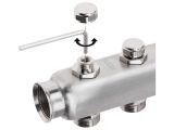 Watch image 2 Manifold (SUS 304) AVE162, 3 ways, AV Engineering