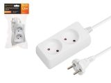 Extension cord, 2 sockets; 1,5m; without grounding; 2х0,75 ЮПИТЕР