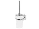 Wall mounted toilet brush with lid AV Engineering