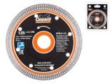 Diamond saw blade, for ceramics thin 125х22mm GEPARD