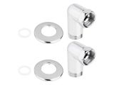 Angle fitting 1 1/4&quot; f.-m. CHROME (2 pcs), AV Engineering