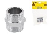 Male adaptor 3/4&quot; m.-m. CHROME, AV Engineering