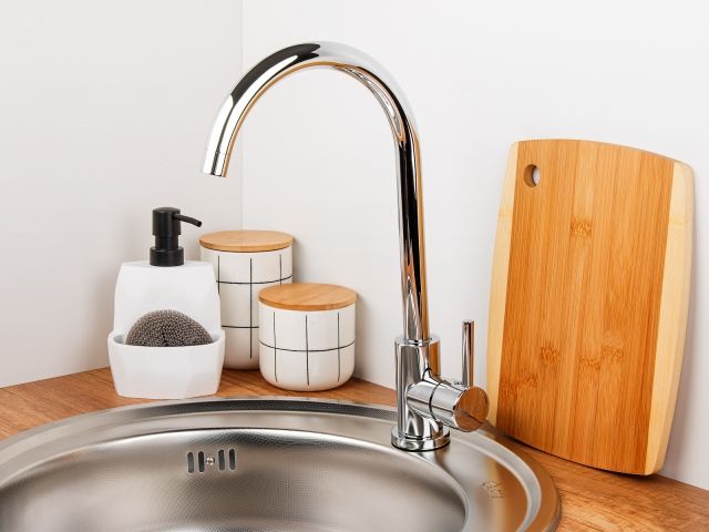 One handle (D35) SUS kitchen faucet, AV Engineering