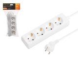 Extension cord, 4 sockets; 3m; with grounding; 3х0,75 ЮПИТЕР