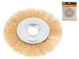 Crimped wire wheel brush 125mmx22mmGEPARD