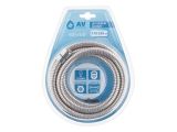 Shower hose SUS/EPDM, 1/2&quot; 170-230 cm, matt, AV Engineering