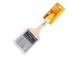 Flat brush 3&quot;-75mm, synthetic bristle (for varnish), wooden handle Startul Master