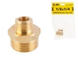 Male adaptor 1/2&quot; m. x 1/4&quot; m., AV Engineering