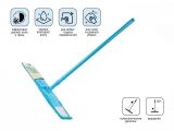 Microfiber flat mop Solid, blue, PERFECTO LINEA