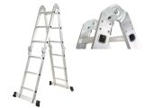 Aluminum multipurpose ladder 4x3 steps, 10,5 kg Startul