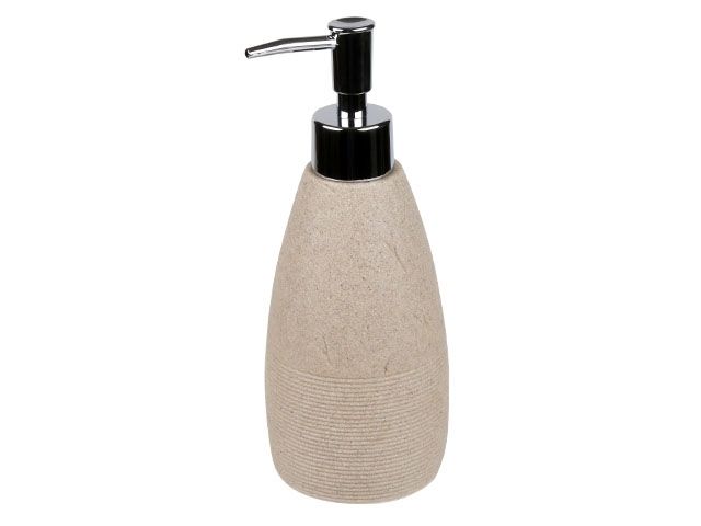 Soap dispenser YELLOWSTONE, beige, PERFECTO LINEA