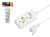 Extension cord, 2 sockets; 5m; with grounding; 3х0,75 ЮПИТЕР