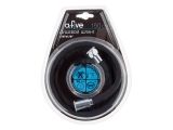 Shower hose, Si, 1/2&quot; 150 cm, black, a-five