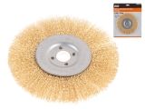 Crimped wire wheel brush 180mmx22mm GEPARD