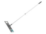 Microfiber flat mop, grey, PERFECTO LINEA