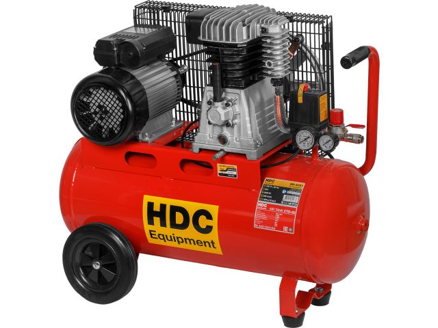 Image 1 Air compressor HDC HD-A051 belt drive