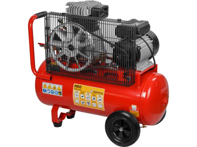 Image 3 Air compressor HDC HD-A051 belt drive