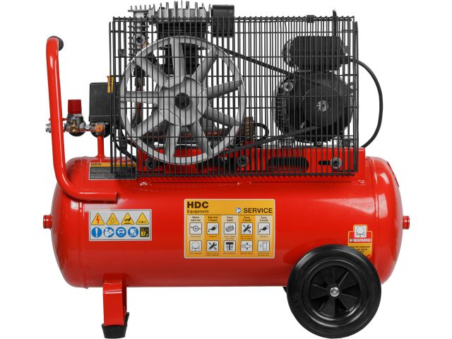 Image 4 Air compressor HDC HD-A051 belt drive
