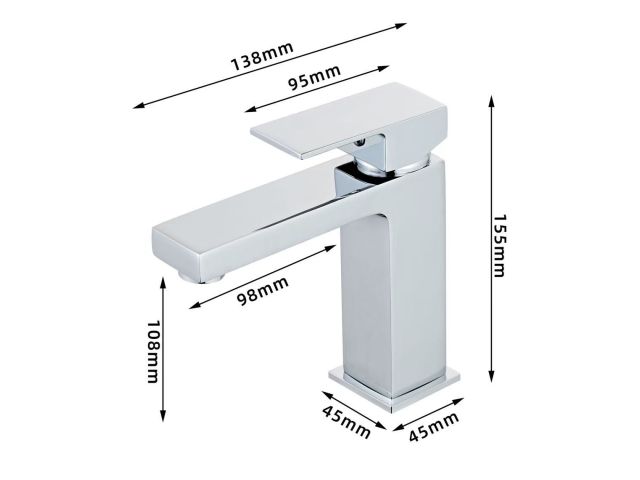 Image 2 Basin faucet zinc D25, series 840 ECONOCE