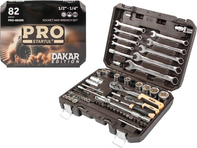 Socket and wrench set 82pcs PRO STARTUL DAKAR